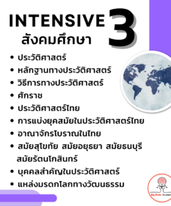 Alternative view of Intensive 3 สังคมศึกษา